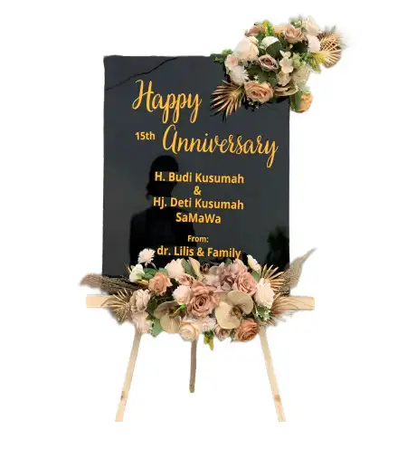 Papan Bunga Akrilik Panjang Jiwo