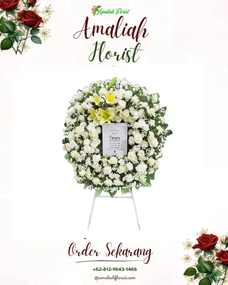 Krans Bunga Duka Panjang Jiwo